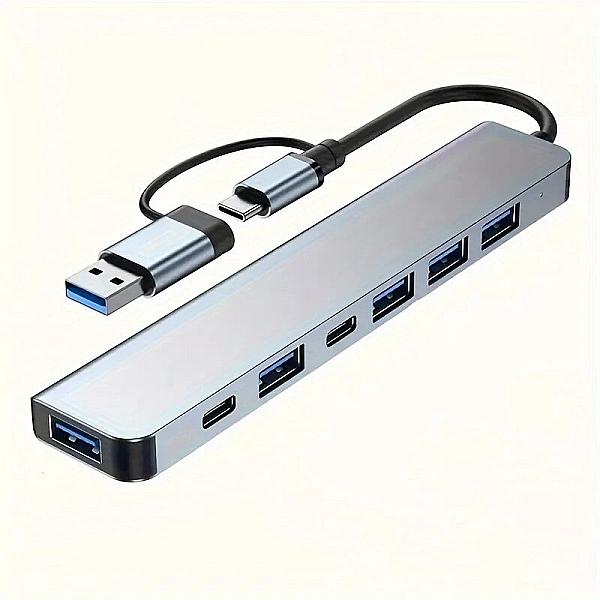 Adaptateur USB A/C  7 en 2